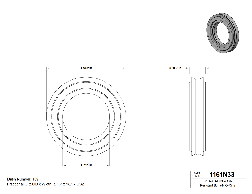 Technical drawing - 1161N33